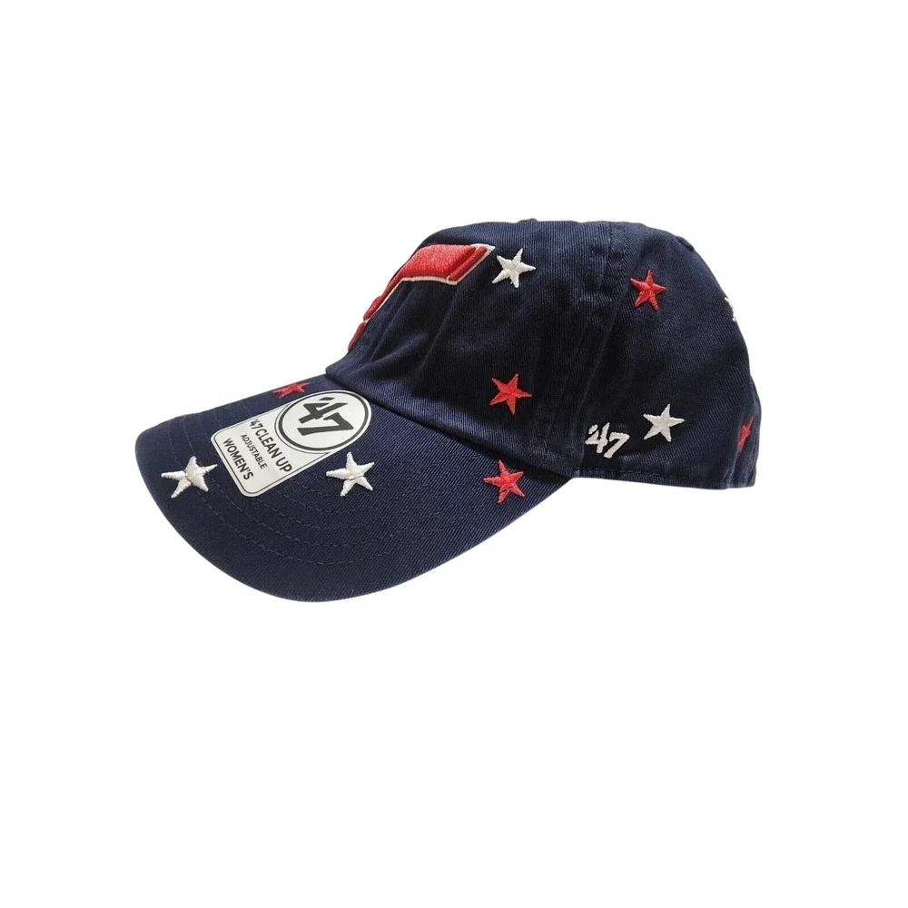 '47‎ Brand Clean Up Utah Jazz Confetti Stars Womens Adjustable Hat Cap Navy NEW